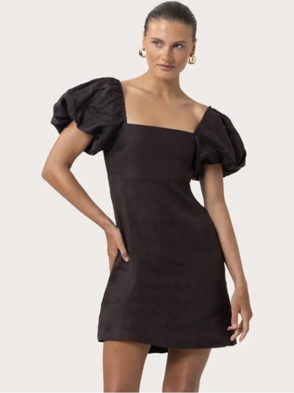 NWT Lusana Gracie Linen Dress